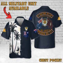 1 Field Hosp 1st Australian Field Hospital, Vampires_Flag Hawaiian Shirt