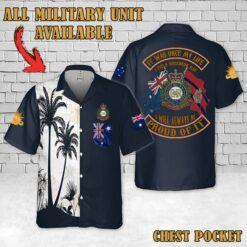 1 Field Squadron RAE_Flag Hawaiian Shirt