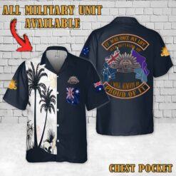 10th AIB 10th Australian Infantry Battalion AIF_Flag Hawaiian Shirt