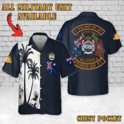 1st ARMD REGT 1st Armoured Regiment RAAC_Flag Hawaiian Shirt