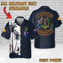 2 RAR 2nd Battalion Royal Australian Regiment_Flag Hawaiian Shirt