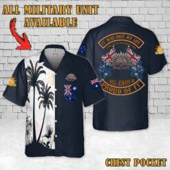 2nd AIF Second Australian Imperial Force_Flag Hawaiian Shirt