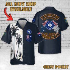 43rd intake HMAS Leeuwin_Flag Hawaiian Shirt