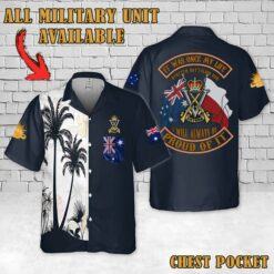8-7 RVR 8th-7th Battalion Royal Victoria Regiment_Flag Hawaiian Shirt