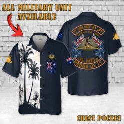Australian Light Horse (ALH )_Flag Hawaiian Shirt