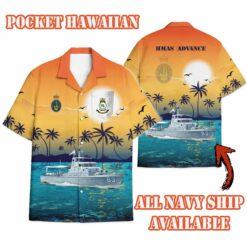 HMAS Advance (P 83)_Sunset Hawaiian Shirt