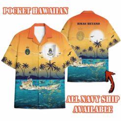 HMAS Betano_Sunset Hawaiian Shirt