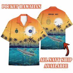 HMAS AE1_Sunset Hawaiian Shirt