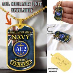 HMAS AE2_Dogtag