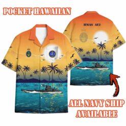 HMAS AE2_Sunset Hawaiian Shirt