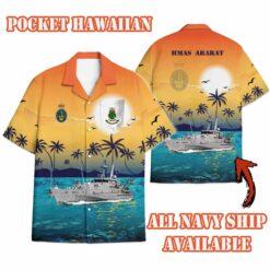 HMAS Ararat_Sunset Hawaiian Shirt