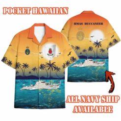 HMAS Buccaneer_Sunset Hawaiian Shirt