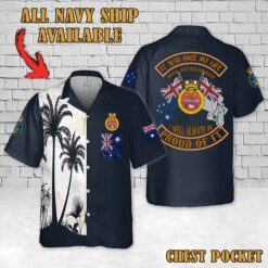 HMAS Junee_Flag Hawaiian Shirt