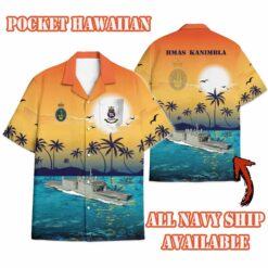 HMAS Kanimbla_Sunset Hawaiian Shirt