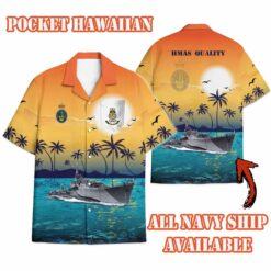 HMAS Quality_Sunset Hawaiian Shirt