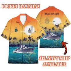 HMAS Voyager_Sunset Hawaiian Shirt