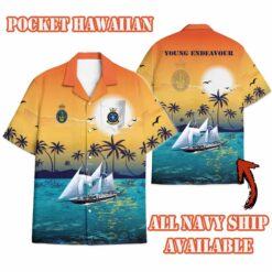 STS Young Endeavour_Sunset Hawaiian Shirt