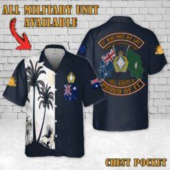 WRAAC Women's Royal Australian Army Corps_Flag Hawaiian Shirt