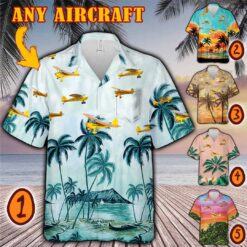 Piper PA-17 PA17_Pocket Hawaiian Shirt