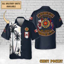 1 CER 1 Combat Engineer Regiment RCE_Flag Hawaiian Shirt