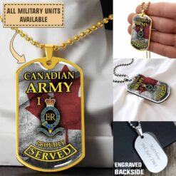 1 RCHA Young Guns 1st Regiment Royal Canadian Horse Artillery_Dogtag