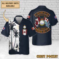 12 Wing RCAF_Flag Hawaiian Shirt