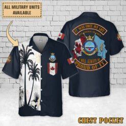 296 RCACS 296 City of Cambridge Squadron Royal Canadian Air Cadets_Flag Hawaiian Shirt