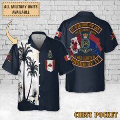 3 RCHA 3rd Regiment Royal Canadian Horse Artillery_Flag Hawaiian Shirt