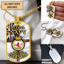 HMS Exeter (D89)_Dogtag