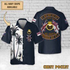HMS Jupiter (F60)_Flag Hawaiian Shirt