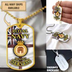 HMS Monmouth (F235)_Dogtag