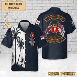 HMS Norfolk (F230)_Flag Hawaiian Shirt