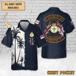 HMS Nottingham (D91)_Flag Hawaiian Shirt