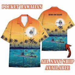 HMS Ocelot (S17)_Sunset Hawaiian Shirt
