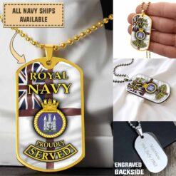 HMS Pembroke (M107)_Dogtag