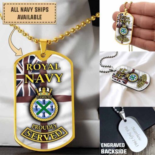 hms plymouth f126dogtag 384b8