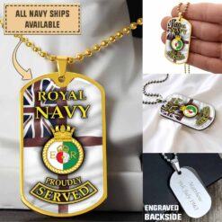 HMS Queen Elizabeth (R08)_Dogtag