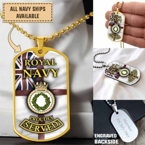 hms triumph 1903dogtag 5v110