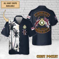 HMS Triumph (1903)_Flag Hawaiian Shirt