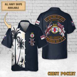 HMS Ulster (R83)_Flag Hawaiian Shirt