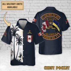 RCR Band The Band of The Royal Canadian Regiment_Flag Hawaiian Shirt