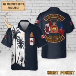 RNBR The Royal New Brunswick Regiment (Carleton & York)_Flag Hawaiian Shirt