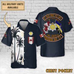 The 1st Battalion Royal Canadian Regiment (1 RCR)_Flag Hawaiian Shirt