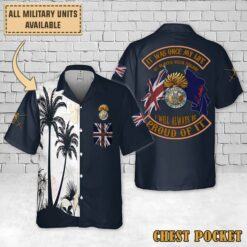 The 1st Battalion Royal Welch Fusiliers_Flag Hawaiian Shirt