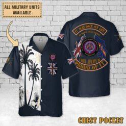 The 3rd Battalion Royal Anglian Regiment (Pompadours)_Flag Hawaiian Shirt