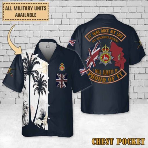 the 5th battalion manchester regimentflag hawaiian shirt 9y5j3