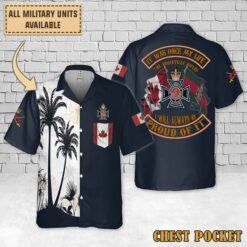 The Brockville Rifles_Flag Hawaiian Shirt