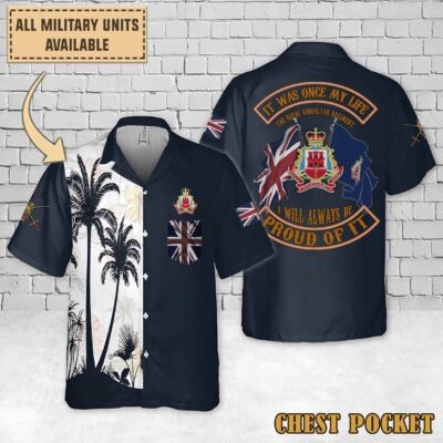 the royal gibraltar regimentflag hawaiian shirt 9zuqq