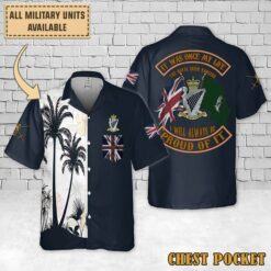 The Royal Irish Rangers_Flag Hawaiian Shirt