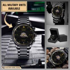 2nd AIF Second Australian Imperial Force_Military Black Wrist Watch